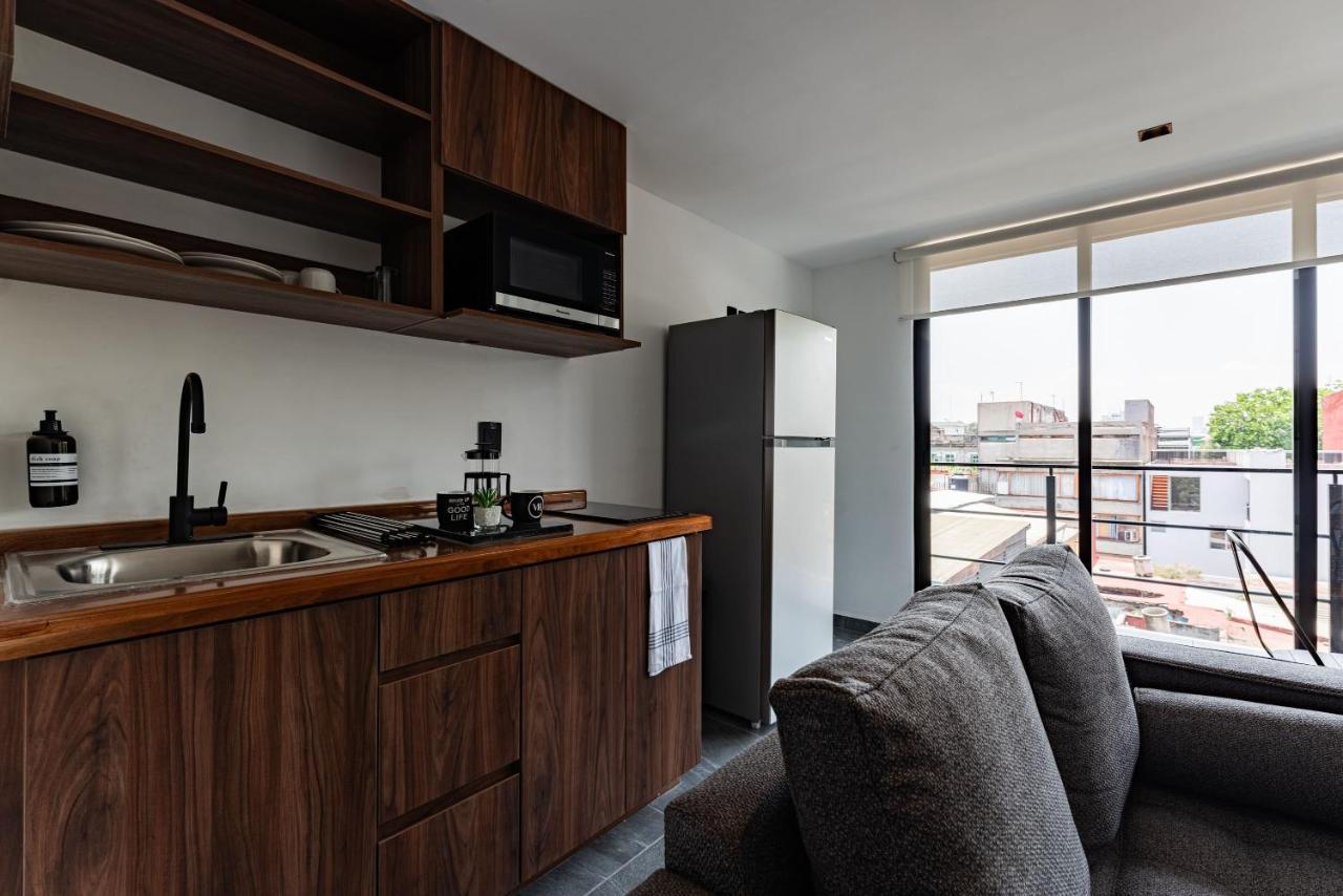 Santa Ma La Ribera Apartments By Vh Мехико Экстерьер фото