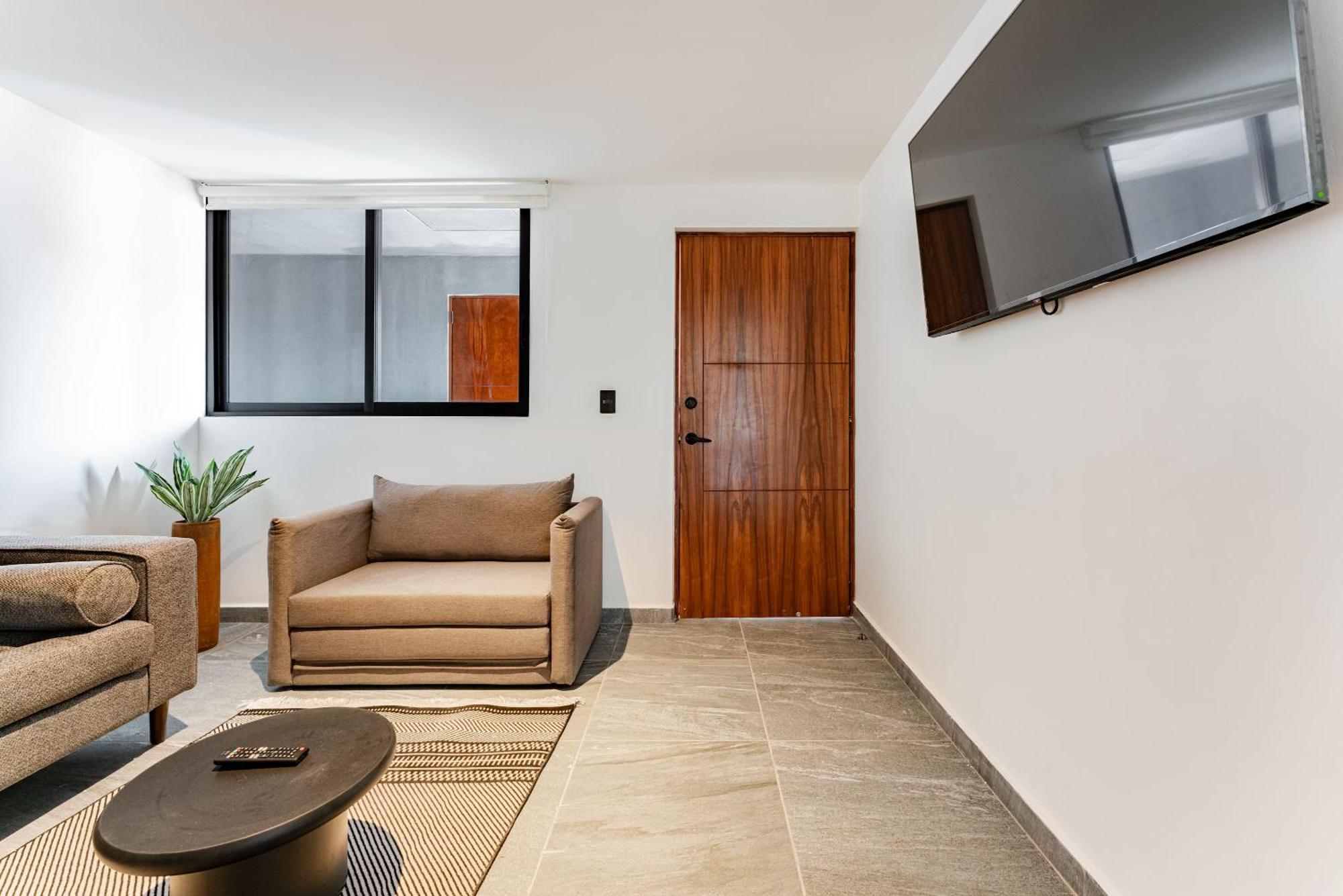 Santa Ma La Ribera Apartments By Vh Мехико Экстерьер фото
