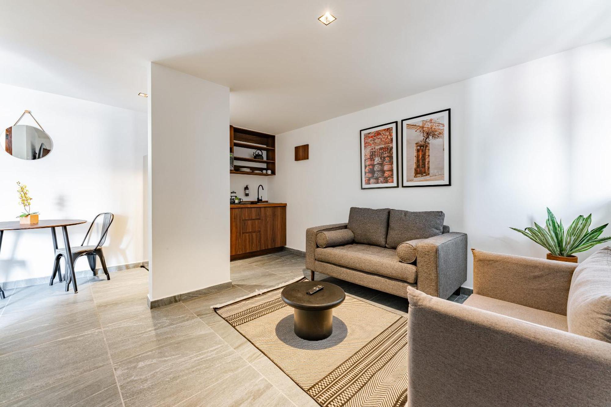 Santa Ma La Ribera Apartments By Vh Мехико Экстерьер фото