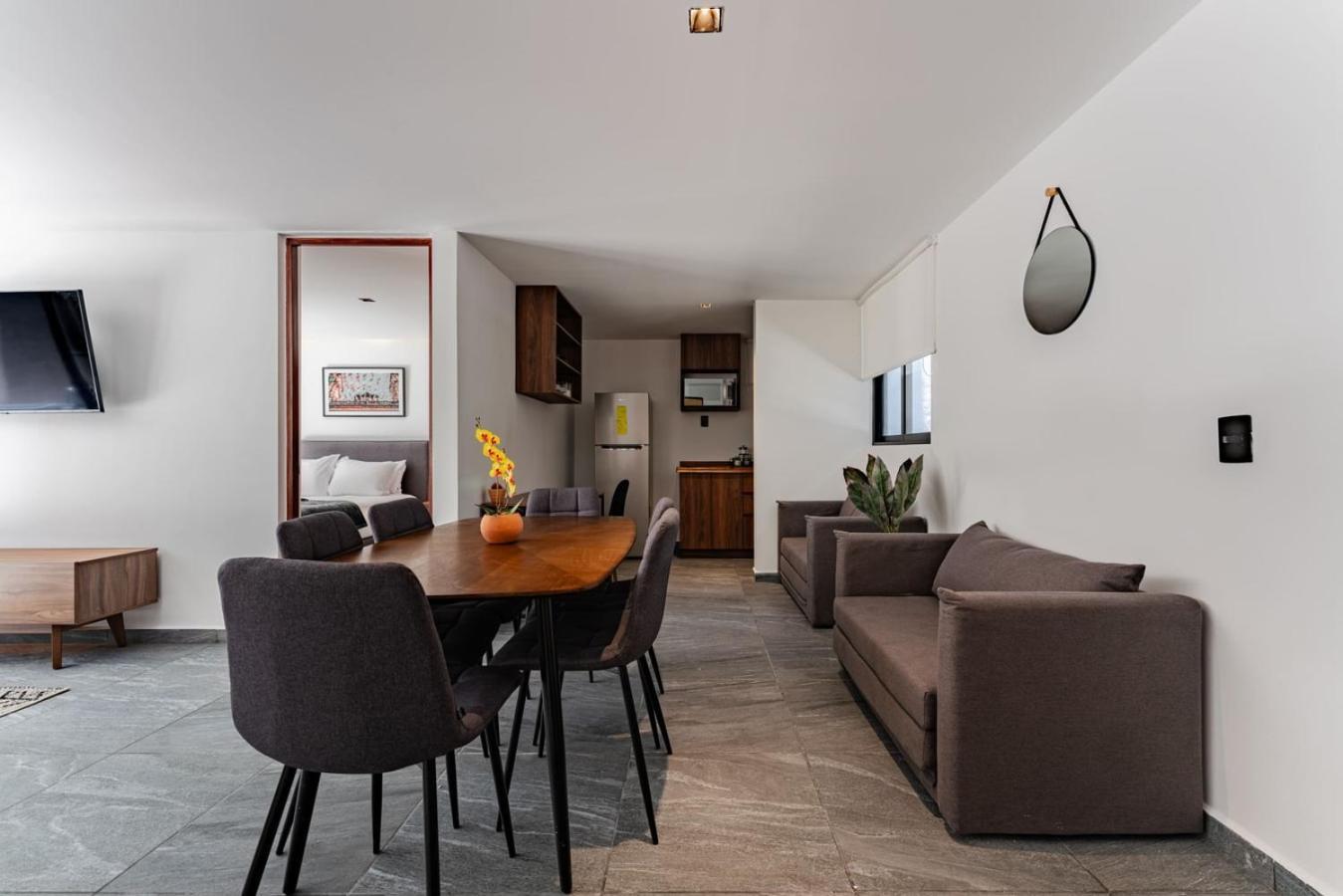 Santa Ma La Ribera Apartments By Vh Мехико Экстерьер фото